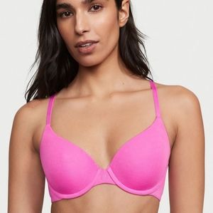 Victoria's Secret lightly lined forever t-shirt demi bra 40C